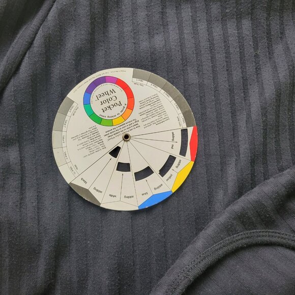 Roamans Womens Top 1X Plus Short Sleeve Black Knit Poly Blend BLA9E - Picture 6 of 7